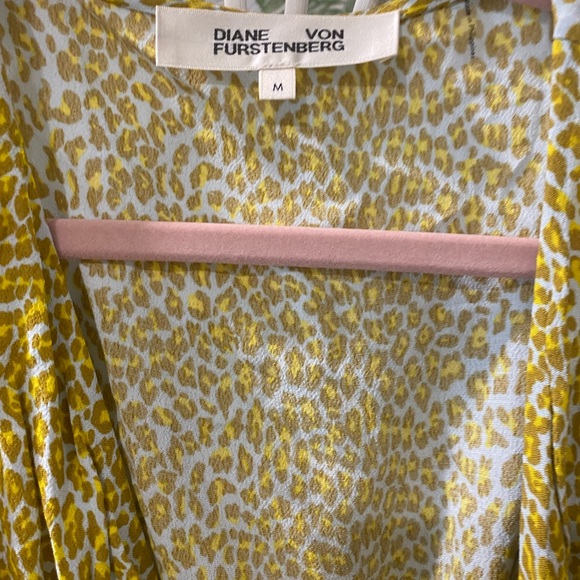 Diane Von Furstenberg Animal Print Wrap Dress - Picture 6 of 7